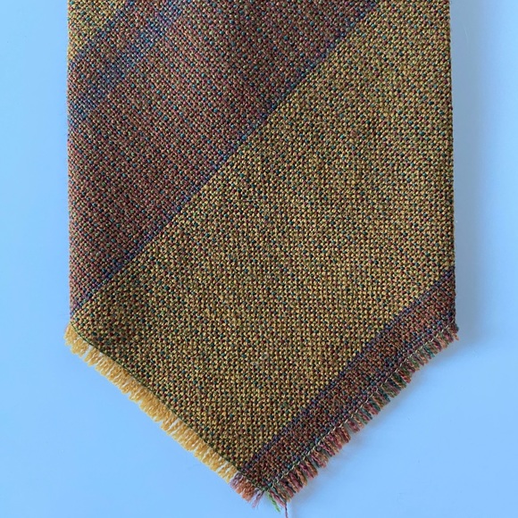 VTG La Navette Wool Tie - Picture 2 of 8